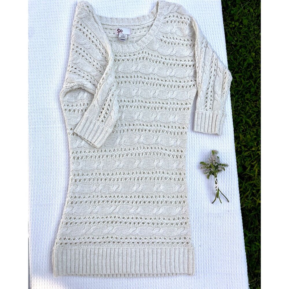 Beige and gold Sweater